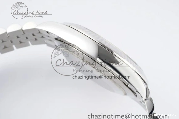 0412 DateJust 41 SS Fluted Bezel KING 1:1 Best Edition 904L Steel Black Stick Dial on Jubilee Bracelet VR EasyCare 2208